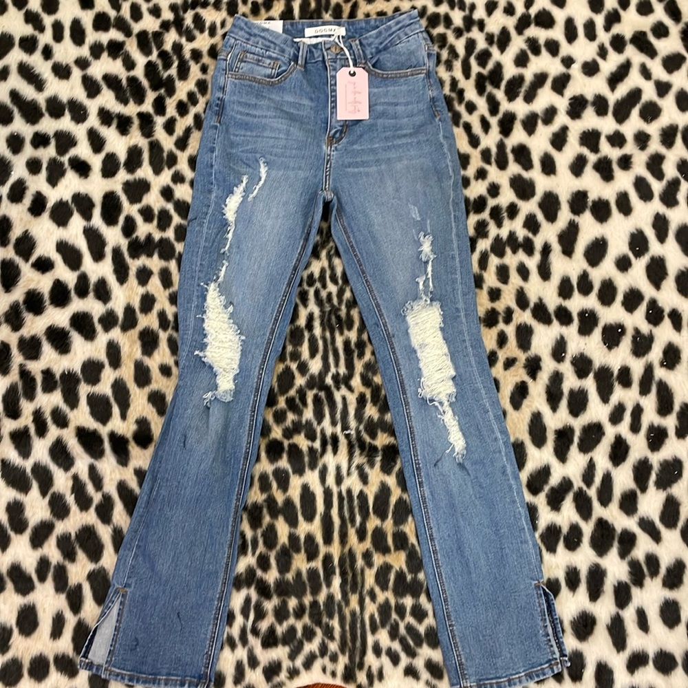 dogma distressed denim jeans